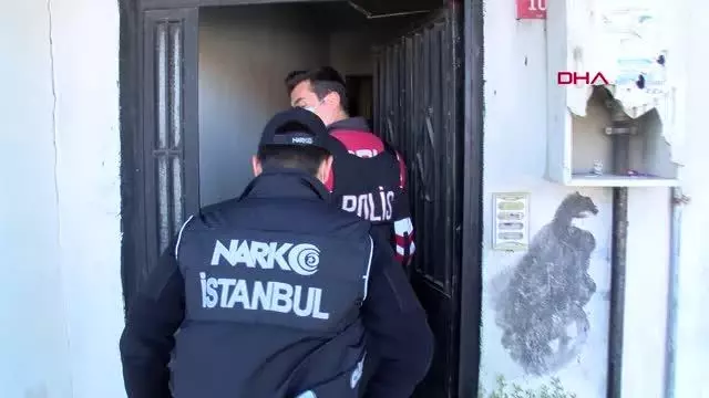 Küçükçekmece'de uyuşturucu operasyonu Küçükçekmece'de uyuşturucu operasyonu
