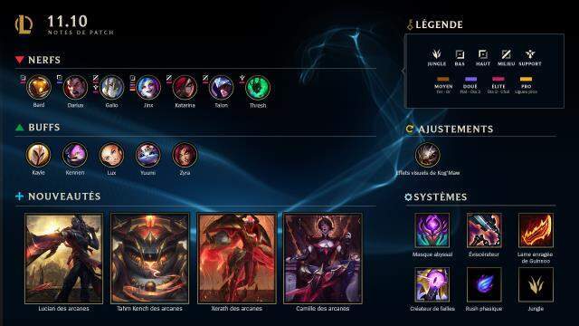 League of Legends 11.10 yama notları açıklandı!