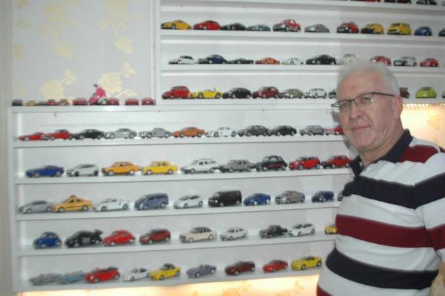 Yok böyle bir tutku! Maket araba koleksiyonuna 50 bin TL harcadı