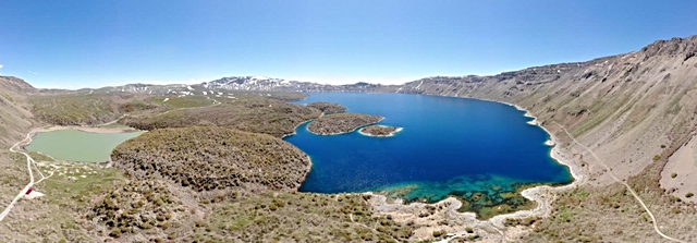 Son dakika haberi | Nemrut'un Krater Gölü, görsel şölen sunuyor Son dakika haberi | Nemrut'un Krater Gölü, görsel şölen sunuyor