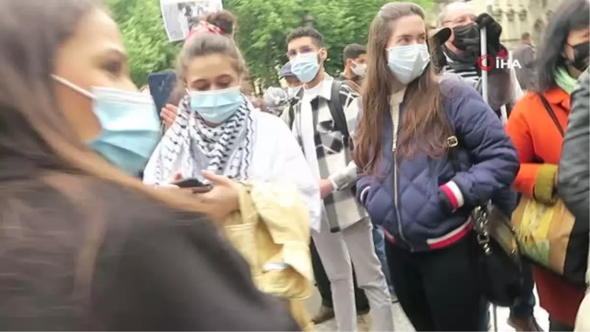 Son dakika haberleri: - Paris'te polis Filistin'e destek gösterisine müdahale etti