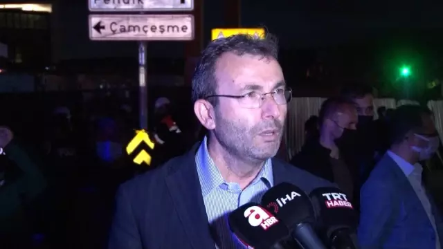 Pendik Belediye Başkanı Ahmet Cin: Etraftaki 13 tane binanın ciddi hasarları var