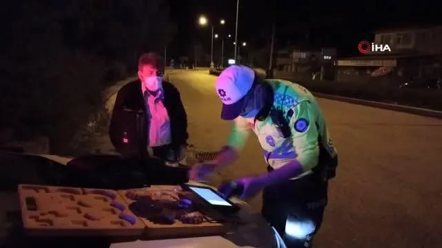 Şuhut'ta trafik ekiplerinden alkol denetimi Şuhut'ta trafik ekiplerinden alkol denetimi