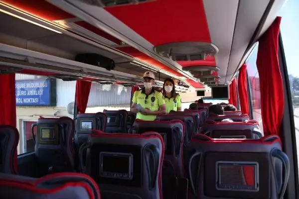 Adana Otogarı'nda bayram denetimi Adana Otogarı'nda bayram denetimi