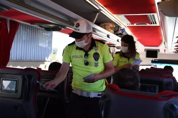 Adana Otogarı'nda bayram denetimi Adana Otogarı'nda bayram denetimi
