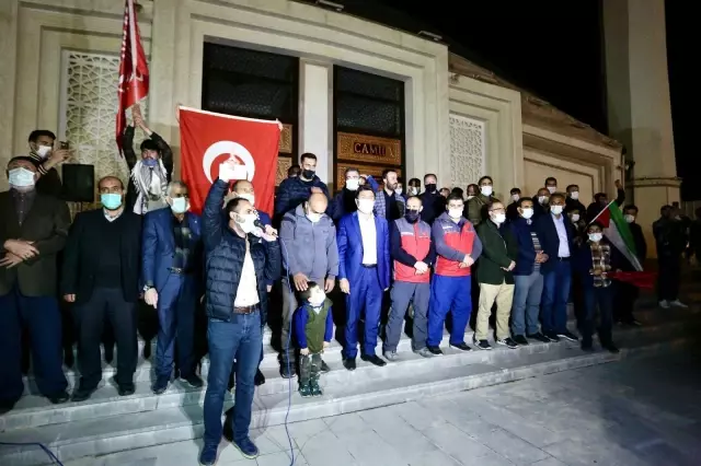 Ağrı'da İsrail'in Filistinlilere saldırıları protesto edildi Ağrı'da İsrail'in Filistinlilere saldırıları protesto edildi
