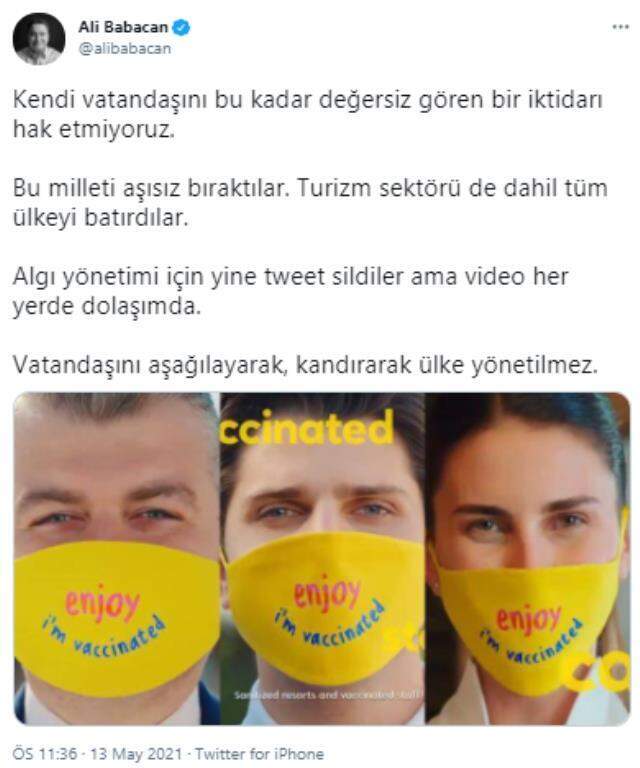 'Aşılıyım' videosuna tepki yağdı, Turizm Bakanlığı apar topar geri adım attı