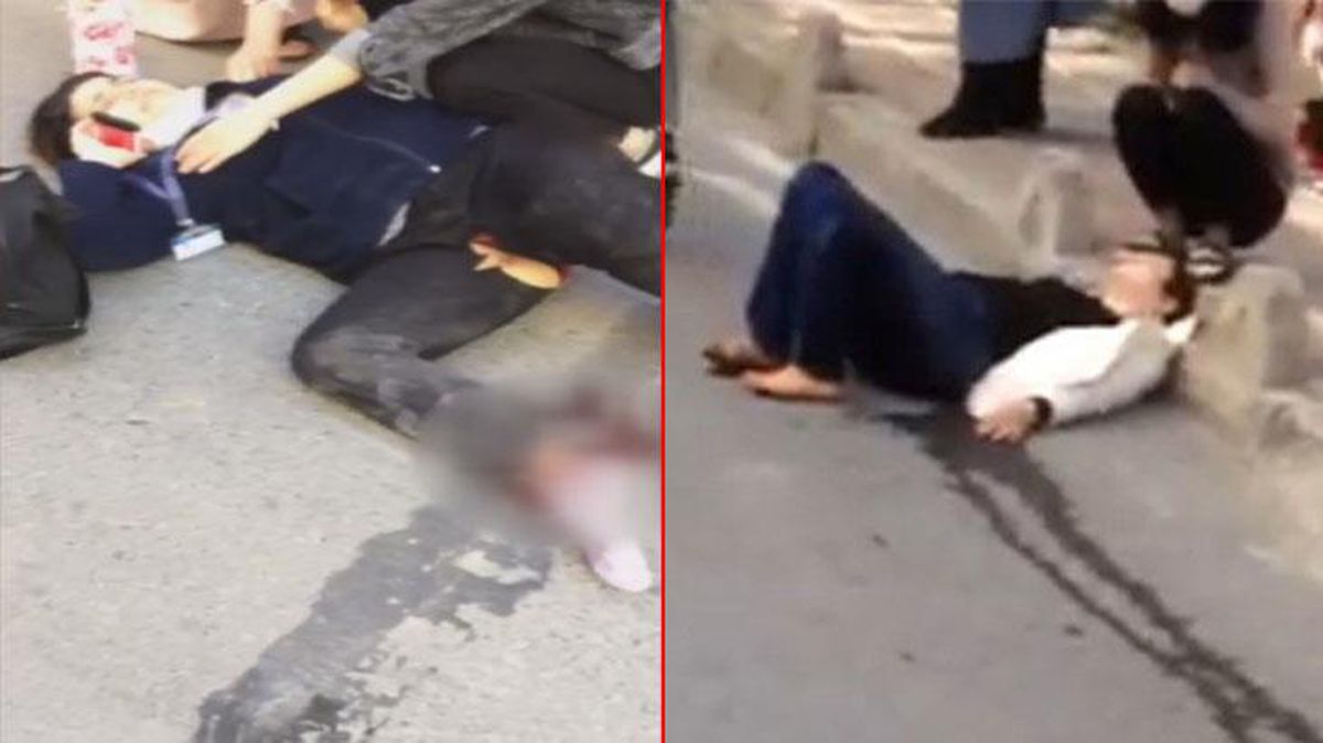 Boşanmaktan vazgeçiremediği karısını kaçıran koca, engel olmaya çalışan ailesini de aracıyla ezdi