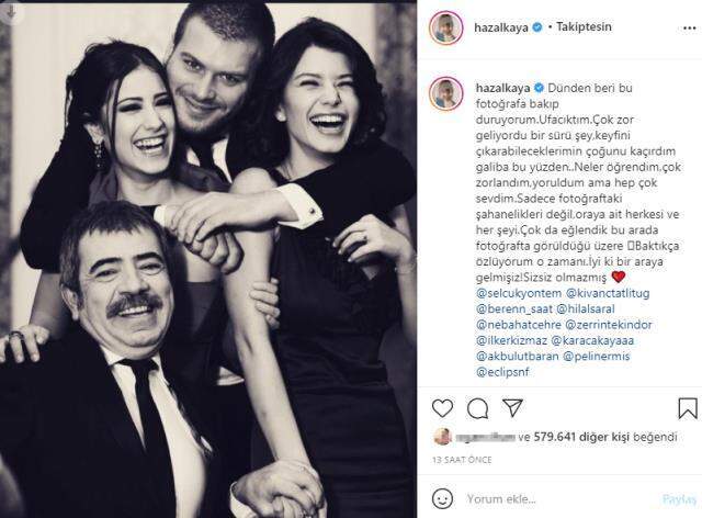 Hazal Kaya'dan Aşk-ı Memnu paylaşımı: İyi ki bir araya gelmişiz, sizsiz olmazmış