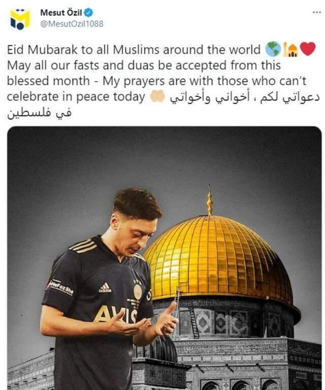 Mesut Özil, Ramazan Bayramı mesajında Kudüs'teki Müslümanları unutmadı Mesut Özil, Ramazan Bayramı mesajında Kudüs'teki Müslümanları unutmadı