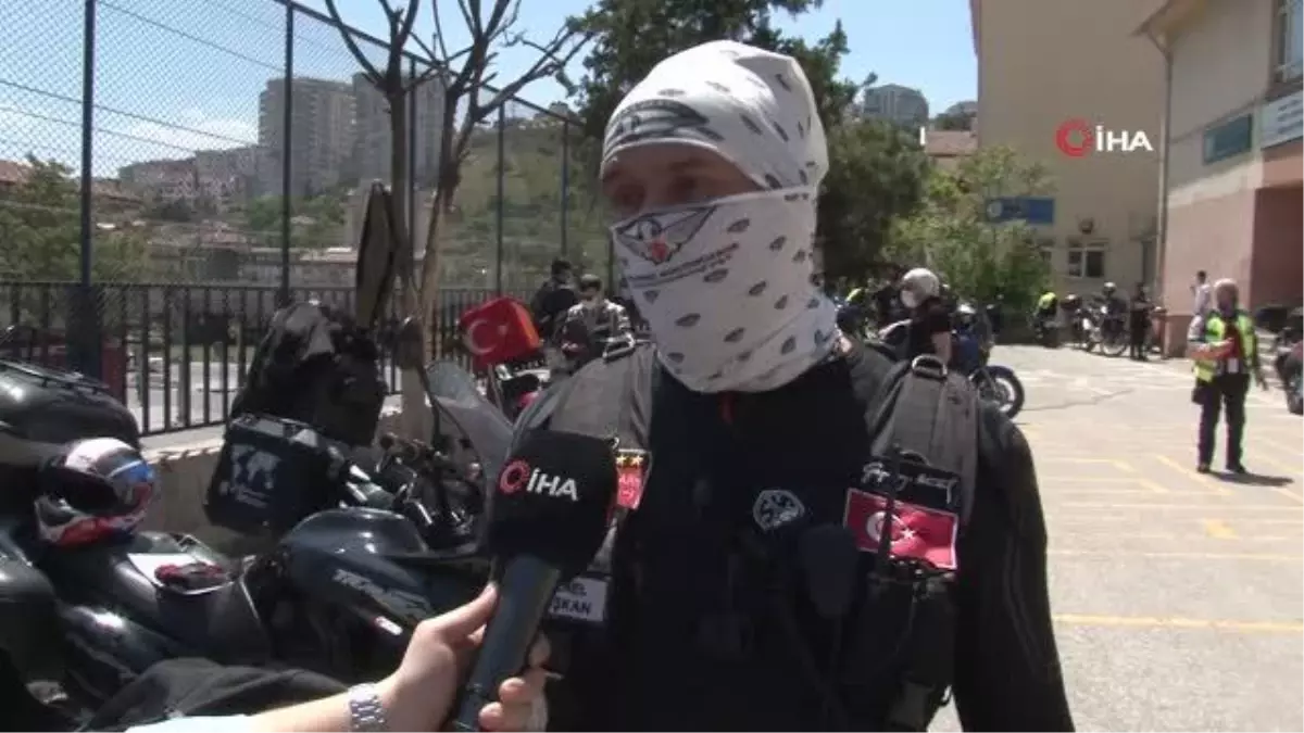 Motosiklet derneği bayramda çocukları unutmadı