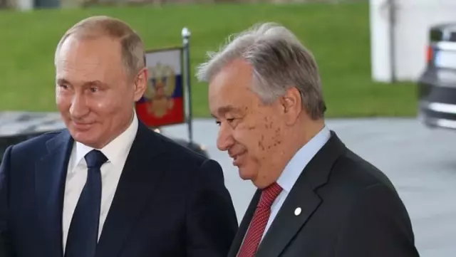 Putin, BM Genel Sekreteri Guterres ile Filistin meselesini görüştü Putin, BM Genel Sekreteri Guterres ile Filistin meselesini görüştü
