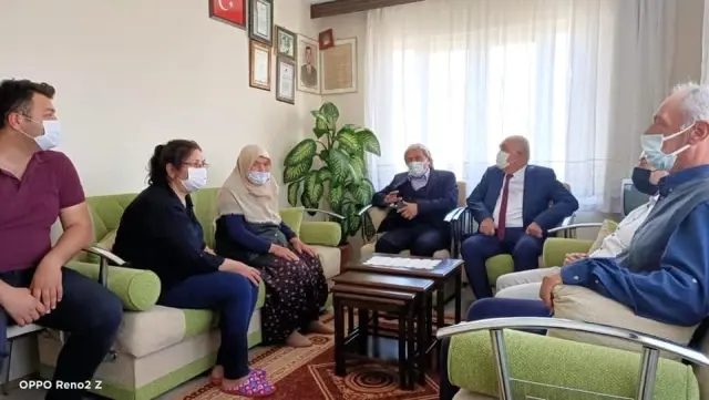 Son dakika! Osmaneli Belediye Başkanı Şahin şehit ailelerini ziyaret etti