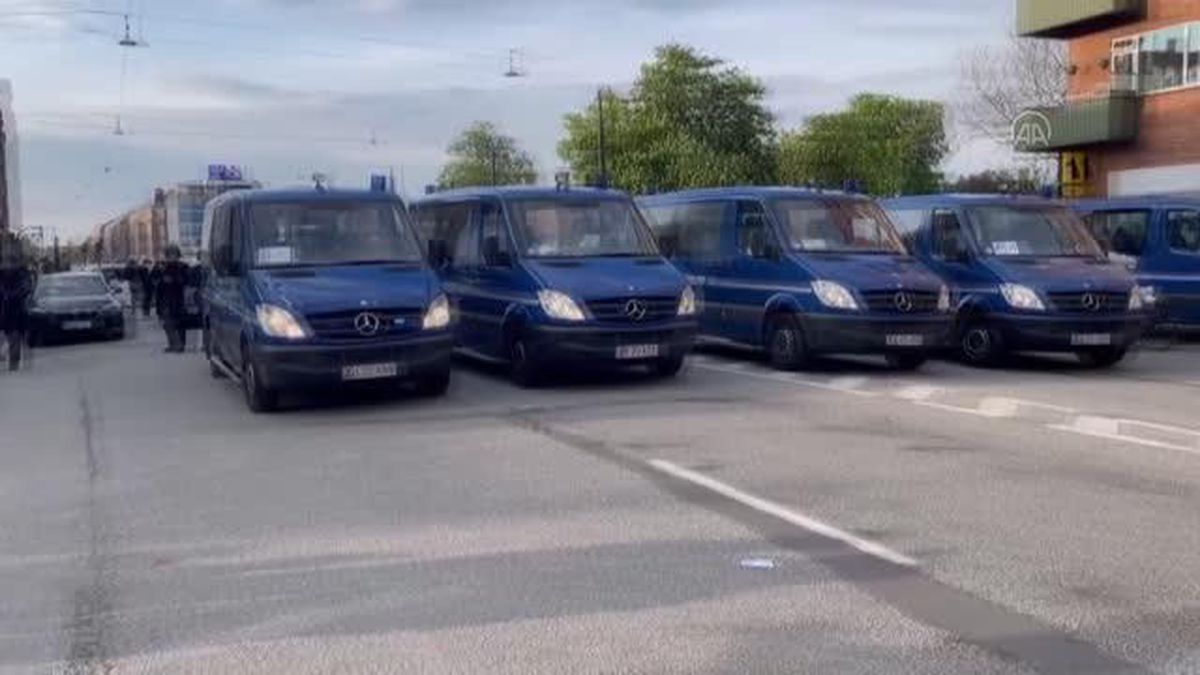 Danimarka'da Filistin'e destek gösterisinde bir kişi gözaltına alındı