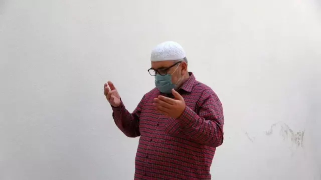 Filistinli şehitler için gıyabi cenaze namazı kılındı Filistinli şehitler için gıyabi cenaze namazı kılındı