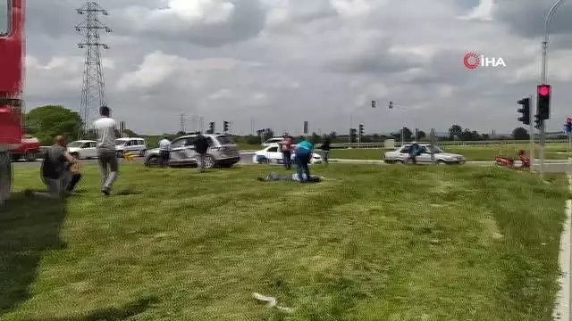 Işık ihlali kazaya neden oldu: 2 yaralı
