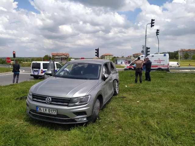 Işık ihlali kazaya neden oldu: 2 yaralı