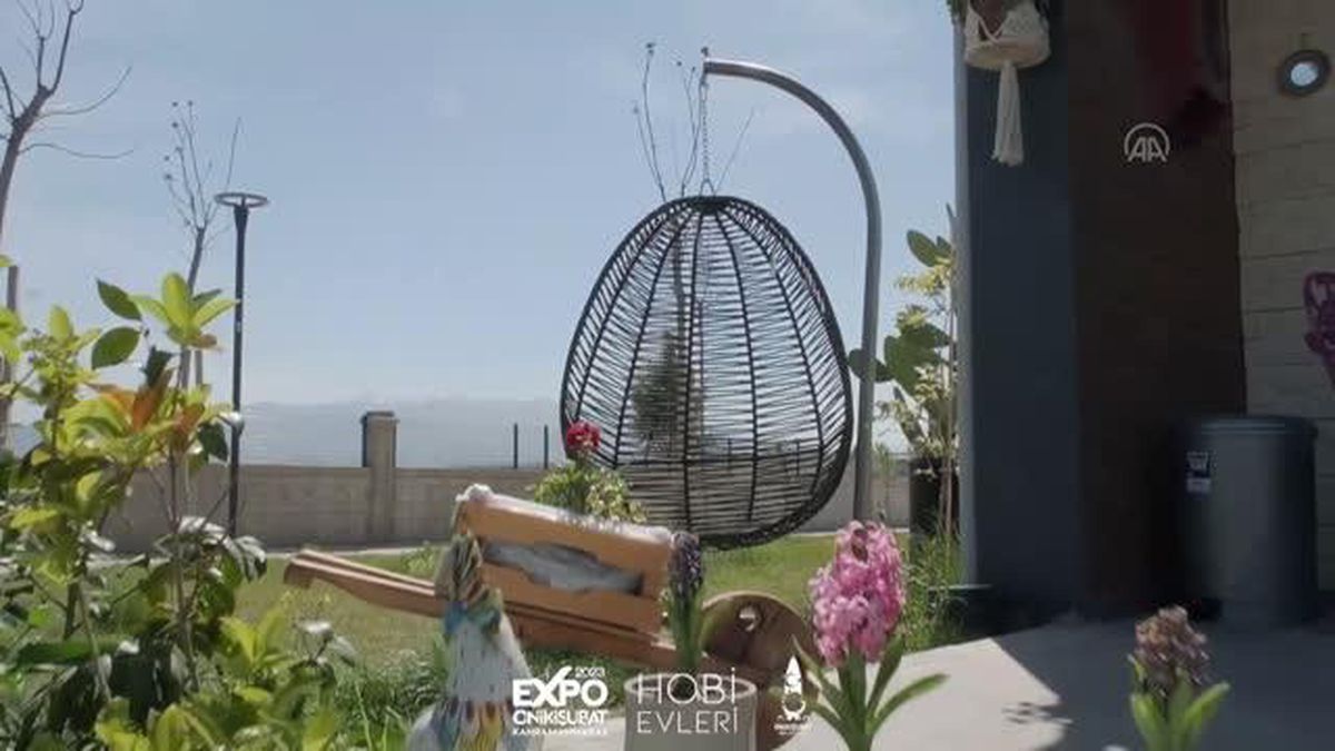 Kahramanmaraş'ta düzenlenecek EXPO 2023 kapsamında 284 hobi evi oluşturuldu