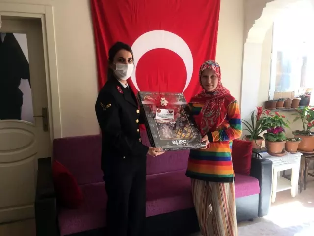 Son Dakika | Kaymakam Koç'tan, şehit ve gazi ailelerine bayram ziyareti