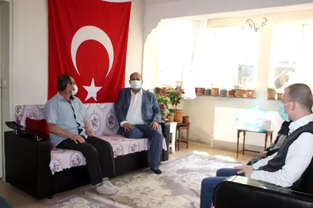 Son Dakika | Kaymakam Koç'tan, şehit ve gazi ailelerine bayram ziyareti