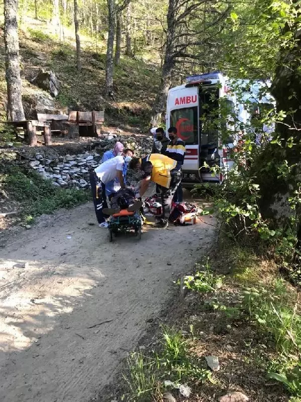 Kazdağları'nda freni boşalan hafif ticari araç şarampole yuvarlandı 1 ölü, 3 yaralı Kazdağları'nda freni boşalan hafif ticari araç şarampole yuvarlandı 1 ölü, 3 yaralı