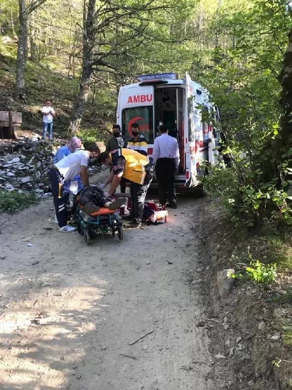 Kazdağları'nda freni boşalan hafif ticari araç şarampole yuvarlandı 1 ölü, 3 yaralı Kazdağları'nda freni boşalan hafif ticari araç şarampole yuvarlandı 1 ölü, 3 yaralı