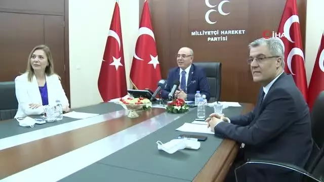 MHP'de partiler arası bayramlaşma video konferans ile yapıldı MHP'de partiler arası bayramlaşma video konferans ile yapıldı