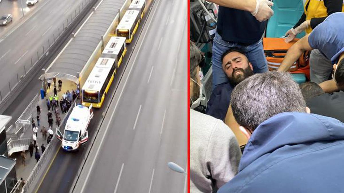 Paniğe neden olan madde bağımlısının, kız arkadaşıyla tartıştığı için metrobüsü rehin aldığı öğrenildi