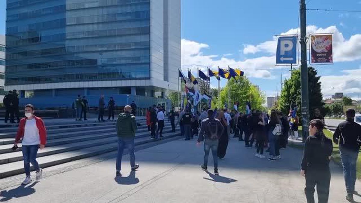 SARAYBOSNA - Filistin'e destek yürüyüşü düzenlendi