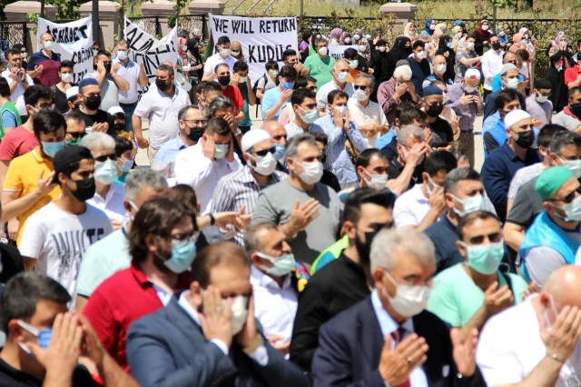 Son dakika haber! Şehit olan Filistinliler için İzmir'de gıyabi cenaze namazı