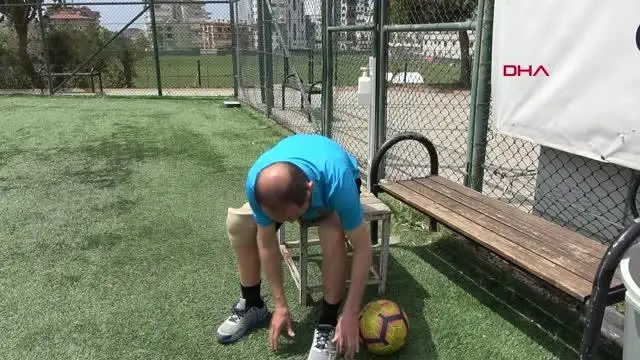SPOR Protez bacaklı antrenör, Pro Lisans'ta dünyada ilk olmak istiyor SPOR Protez bacaklı antrenör, Pro Lisans'ta dünyada ilk olmak istiyor