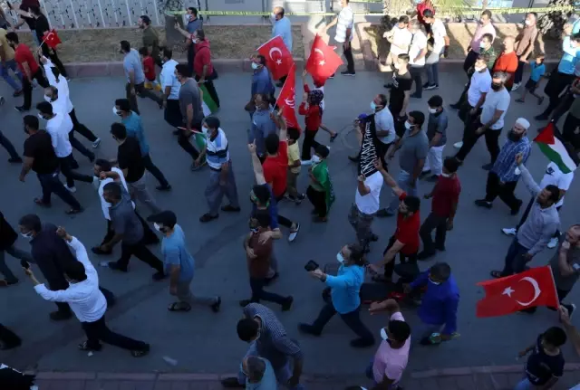 Adana'da STK'lardan İsrail protestosu