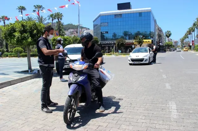 Alanya'da bayramın son gününde denetimler devam ediyor Alanya'da bayramın son gününde denetimler devam ediyor