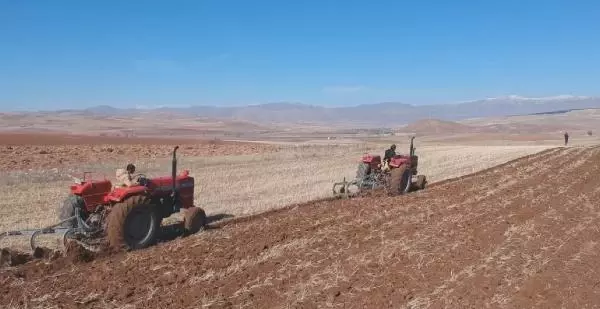 Bayburtlu çiftçilerin bayramda tarla mesaisi Bayburtlu çiftçilerin bayramda tarla mesaisi