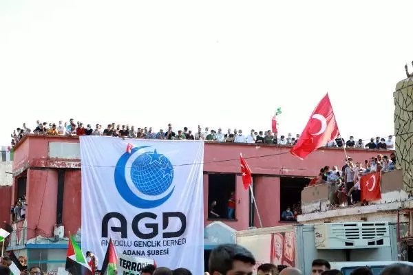 İNCİRLİK HAVVA ÜSSÜ ÖNÜNDE İSRAİL PROTESTOSU