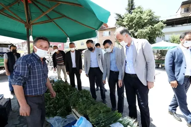 İnegöl'de semt pazarları denetlendi İnegöl'de semt pazarları denetlendi