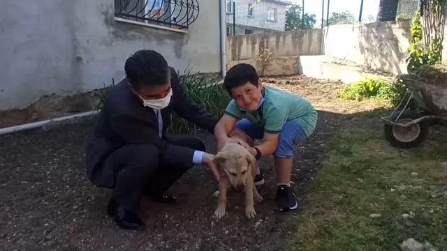 Kandıra Belediye Başkanı Turan'dan hayvansever çocuğa köpek yavrusu sürprizi Kandıra Belediye Başkanı Turan'dan hayvansever çocuğa köpek yavrusu sürprizi