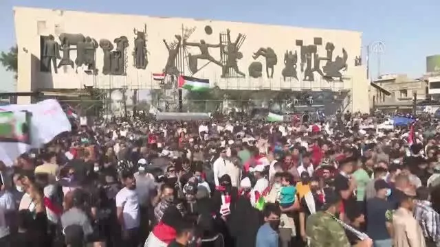 Sadr yanlılarından Filistin'e destek mitingi (2)
