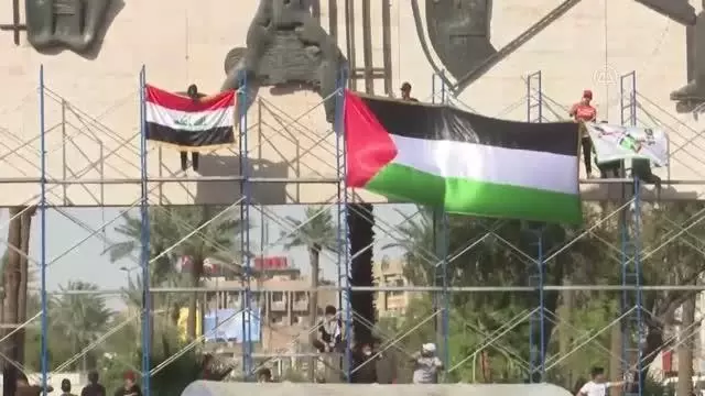 Sadr yanlılarından Filistin'e destek mitingi (2)