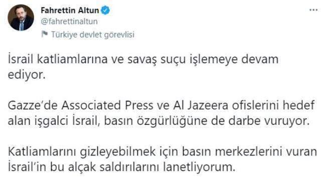 Son Dakika! İsrail, Gazze'de uluslararası televizyonların bulunduğu 13 katlı bir binayı vurdu Son Dakika! İsrail, Gazze'de uluslararası televizyonların bulunduğu 13 katlı bir binayı vurdu