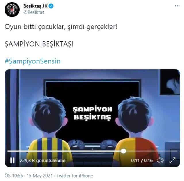 Süper Lig'de tarihi sezonun şampiyonu Beşiktaş Süper Lig'de tarihi sezonun şampiyonu Beşiktaş