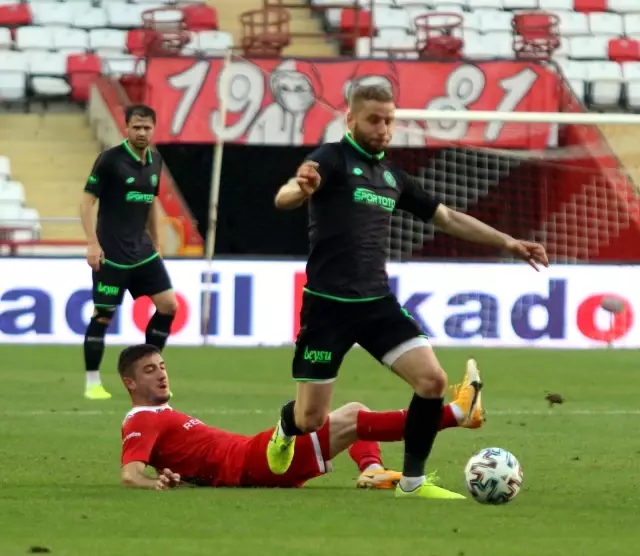 Süper Lig: FT Antalyaspor: 0 İH Konyaspor: 0 (İlk yarı) Süper Lig: FT Antalyaspor: 0 İH Konyaspor: 0 (İlk yarı)