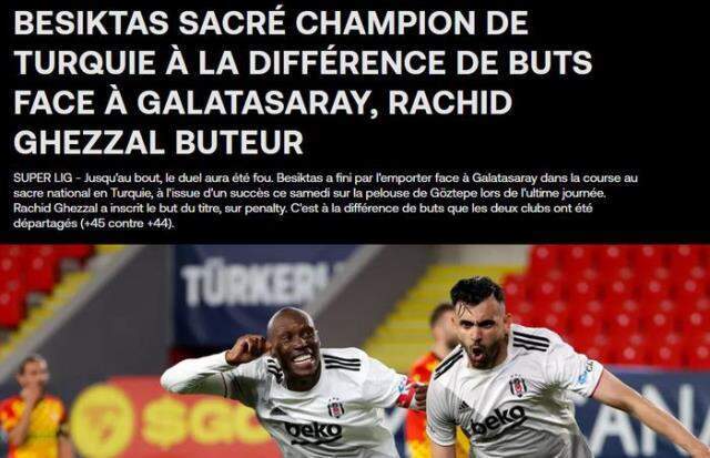 Beşiktaş'ın şampiyonluğuna Avrupa basınında geniş yer verildi