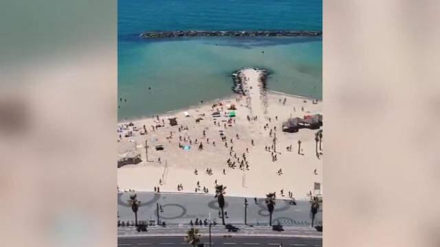 Hamas saldırılara karşılık verdi, o anda plajda olan İsrailliler korku içinde sığınaklara kaçtı Hamas saldırılara karşılık verdi, o anda plajda olan İsrailliler korku içinde sığınaklara kaçtı