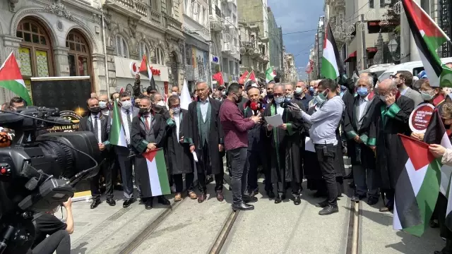 Hukukçular derneği ve İstanbul 2 Nolu barosu Filistin'deki zulmünü kınadı Hukukçular derneği ve İstanbul 2 Nolu barosu Filistin'deki zulmünü kınadı