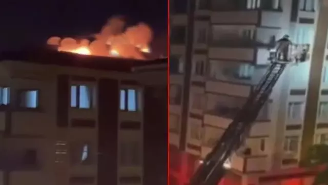 Şampiyonluk kutlaması için kullandıkları maytap yangın çıkardı Şampiyonluk kutlaması için kullandıkları maytap yangın çıkardı