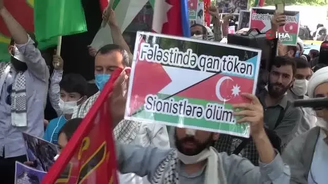 - Tahran'da Filistin'e destek gösterisi yapıldı - Tahran'da Filistin'e destek gösterisi yapıldı
