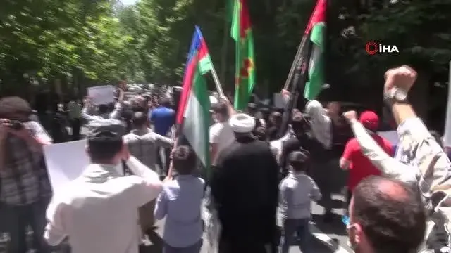 - Tahran'da Filistin'e destek gösterisi yapıldı - Tahran'da Filistin'e destek gösterisi yapıldı