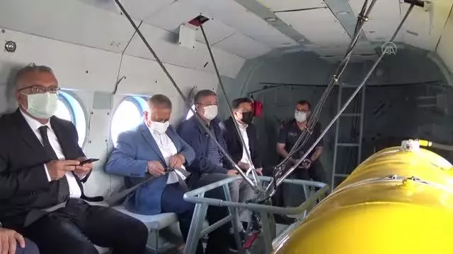 AFYONKARAHİSAR - Vali Çiçek, helikopterli trafik denetimine katıldı AFYONKARAHİSAR - Vali Çiçek, helikopterli trafik denetimine katıldı