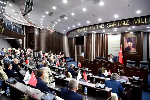 Başkan Gürkan, yönetici kadrosuyla bayramlaştı Başkan Gürkan, yönetici kadrosuyla bayramlaştı